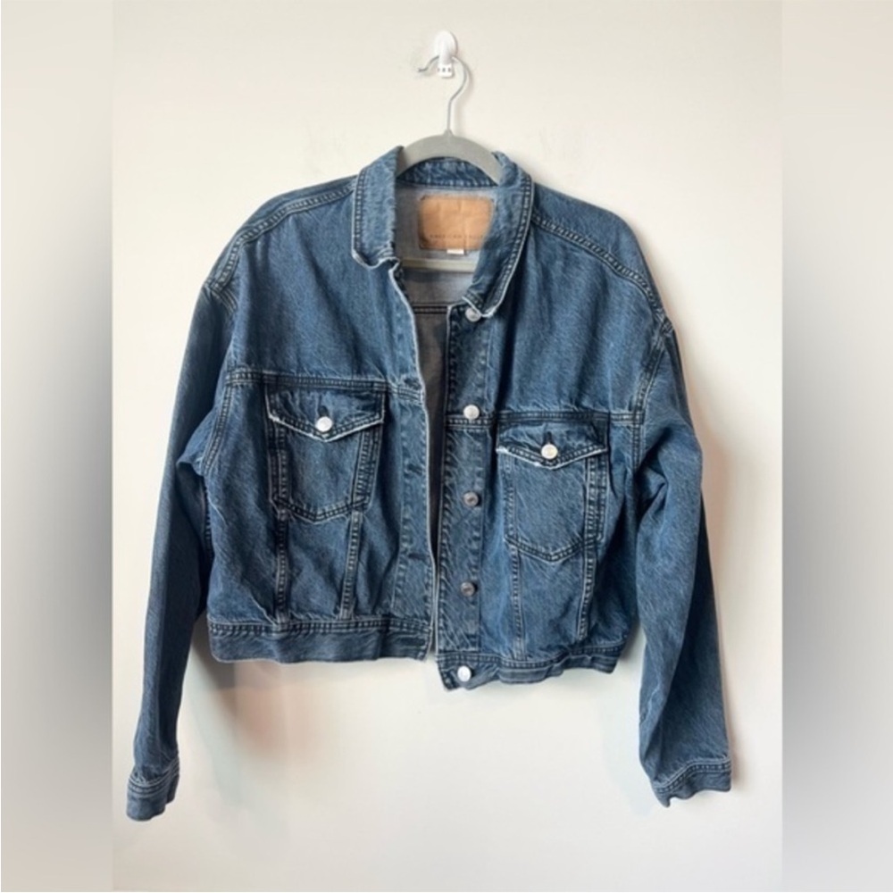 American Eagle Outfitters crop Jean jacket